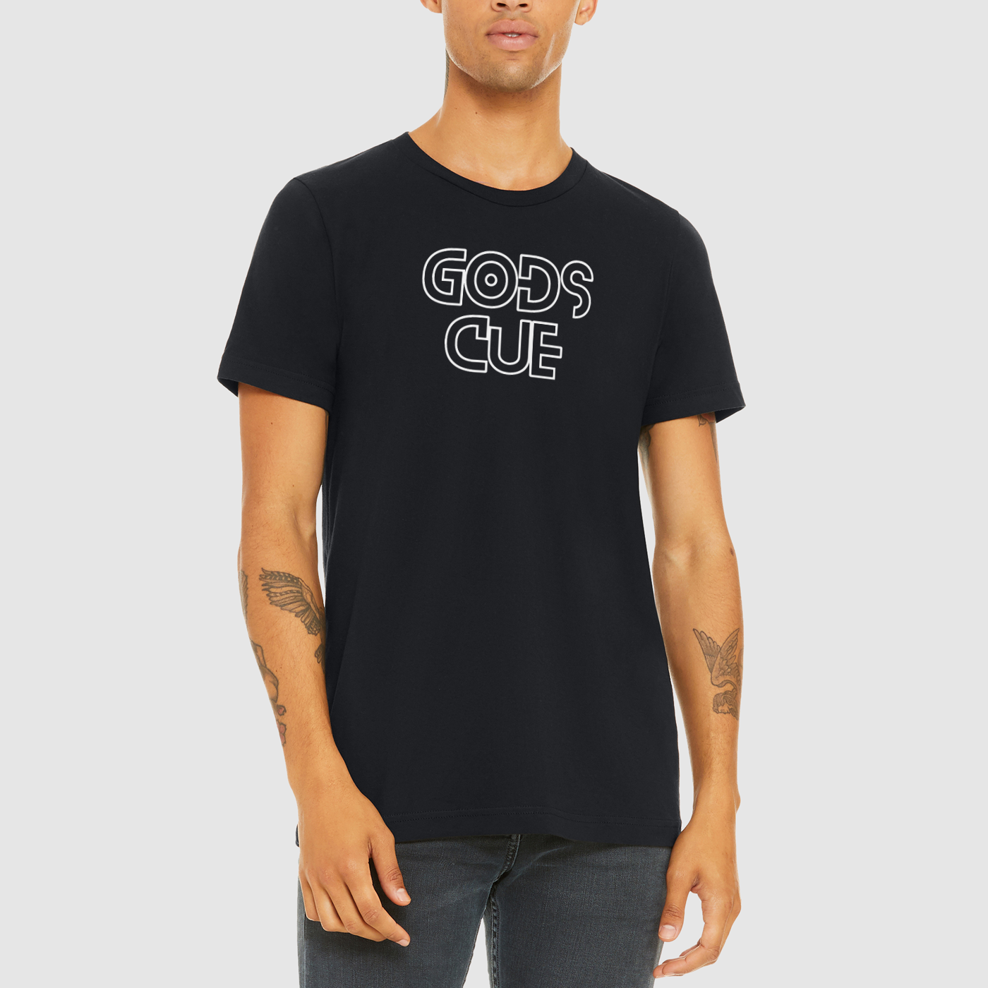 Gods Cue - Staple Tee